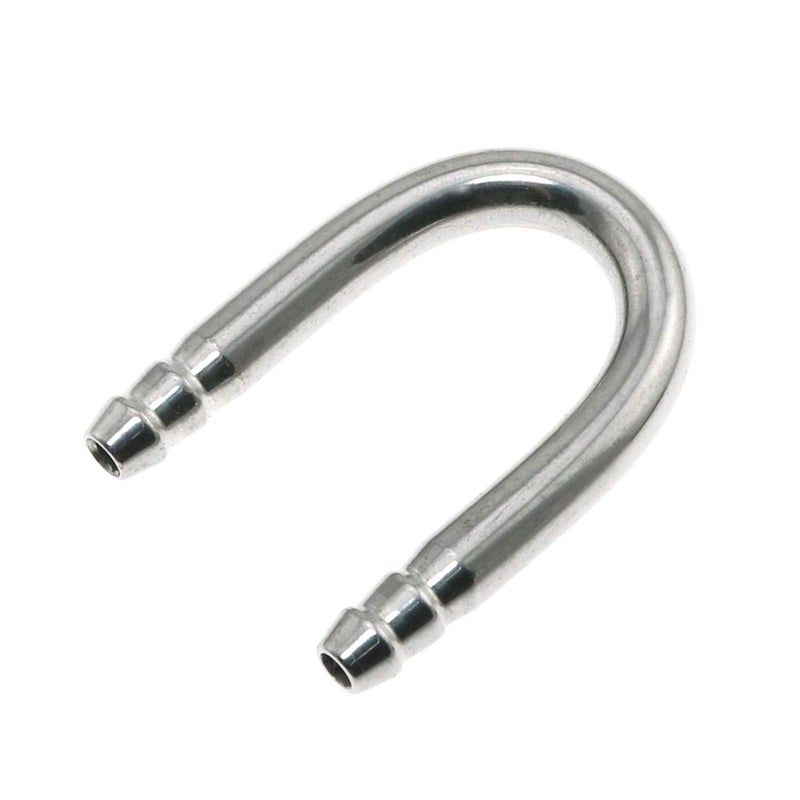 Maxmoral Aquarium U-Shape Connectors Stainless Steel Fish Tank Air Pump Accessories CO2 System U-Shape Tube Connector - Image 1